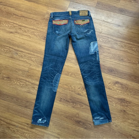 Ralph Lauren Distressed Boho Jeans - Picture 2 of 8